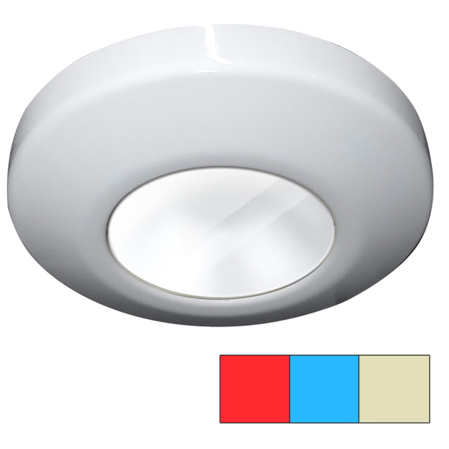 I2Systems Inc Profile  Tri-Light LED Surface Light Red/ Warm White /Blue/White Finish - I2Systems Inc