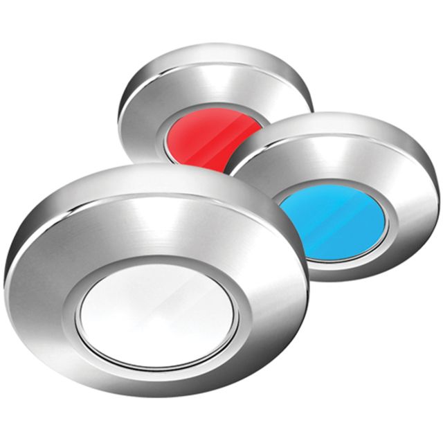 I2Systems Inc Profile  Tri-Light LED Surface Light Red/Cool White /Blue/Brushed Nickel Finish - I2Systems Inc