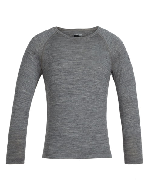 Icebreaker 200 Oasis Long Sleeve Crewe - Kids Gritstone Heather 8US