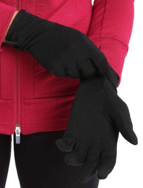 Icebreaker 260 Tech Glove Liners Black Extra Small