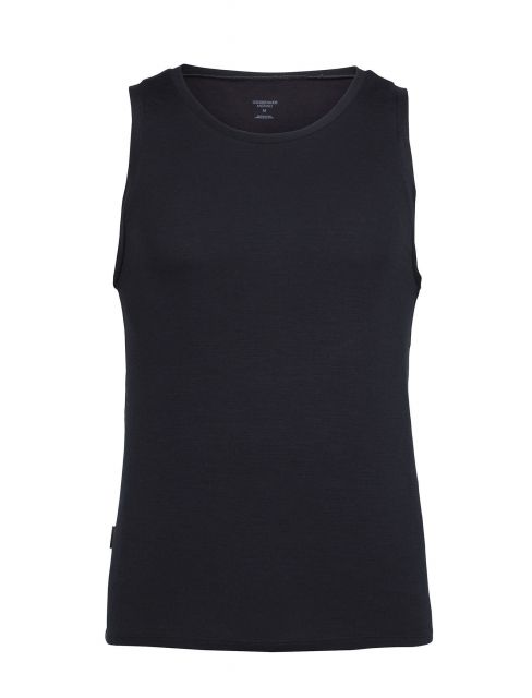 Icebreaker Anatomica Tank Top - Mens Black Large