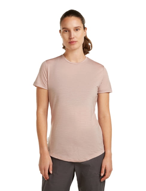Icebreaker Merino Blend 125 Cool-Lite Sphere Short Sleeve T-Shirt - Women's Pink Quartz Small