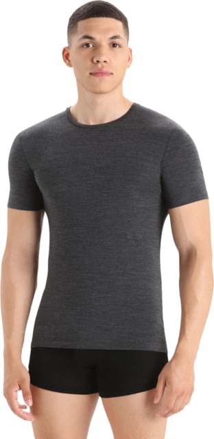 Icebreaker Merino 150 Anatomica SS Crewe - Men's Jet Heather Small