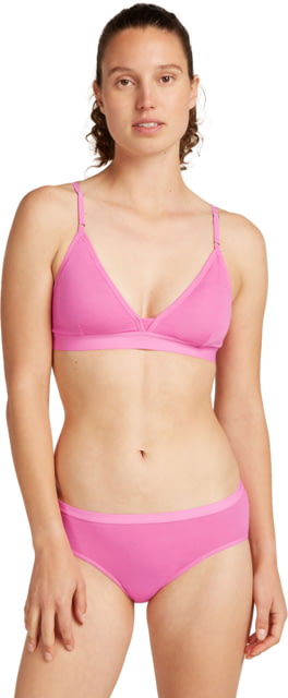 Icebreaker Merino 150 Siren Bra w/ Inserts - Women's Pop Large