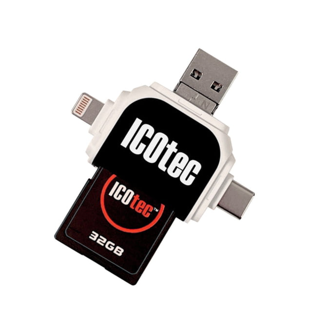 ICOtec SD Card Reader Black X-Small - Icotec