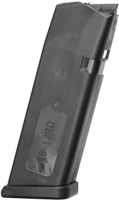  Glock .45 ACP 13 Round Pistol Magazine Black Ammo