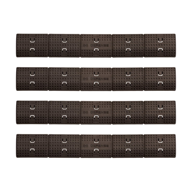 IMI Defense 1913 Picatinny Rail Cover Sections - Set Of 4 Black - Imi Defense