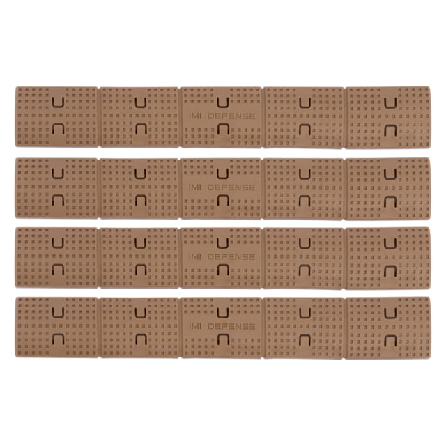 IMI Defense 1913 Picatinny Rail Cover Sections - Set Of 4 FDE - Imi Defense