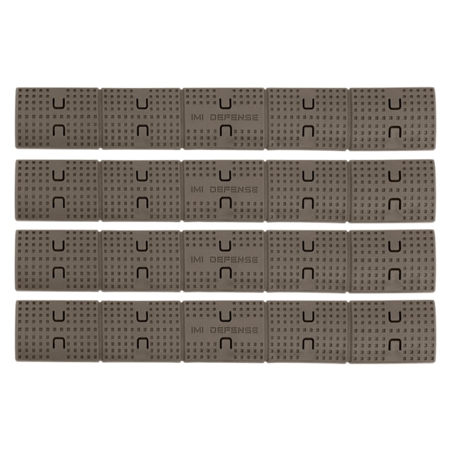 USED IMI Defense 1913 Picatinny Rail Cover Sections - Set Of 4 O.D. Green IMI-ZRC1O.D. GREEN EDEMO1 Used Condition Like New Inspect and Rebox - Imi Defense
