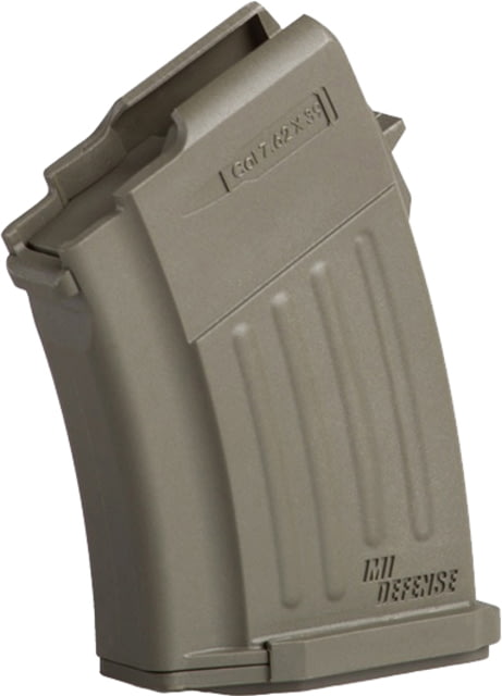  Defense AK-47 7.62X39 10 Round Polymer Rifle Magazine OD Green 10 Ammo