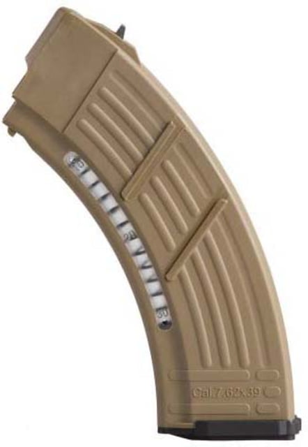 IMI Defense AK-47 7.62x39 mm 30 Round Rifle Magazine w/ Window FDE - Imi Defense