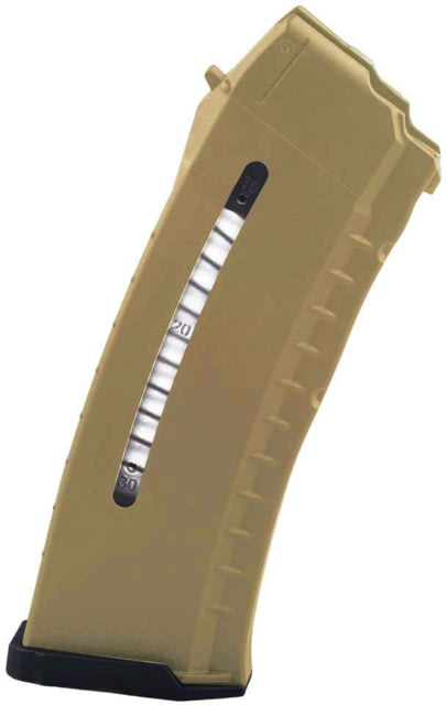IMI Defense AK-74 5.45x39mm 30 Round Rifle Magazine w/ Window FDE - Imi Defense