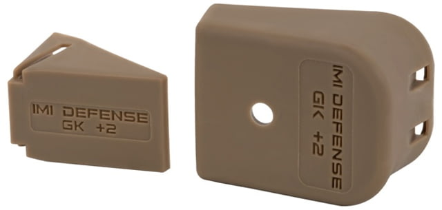 IMI Defense Glock +2 Rounds Pistol Magazine Extension FDE 2 - Imi Defense