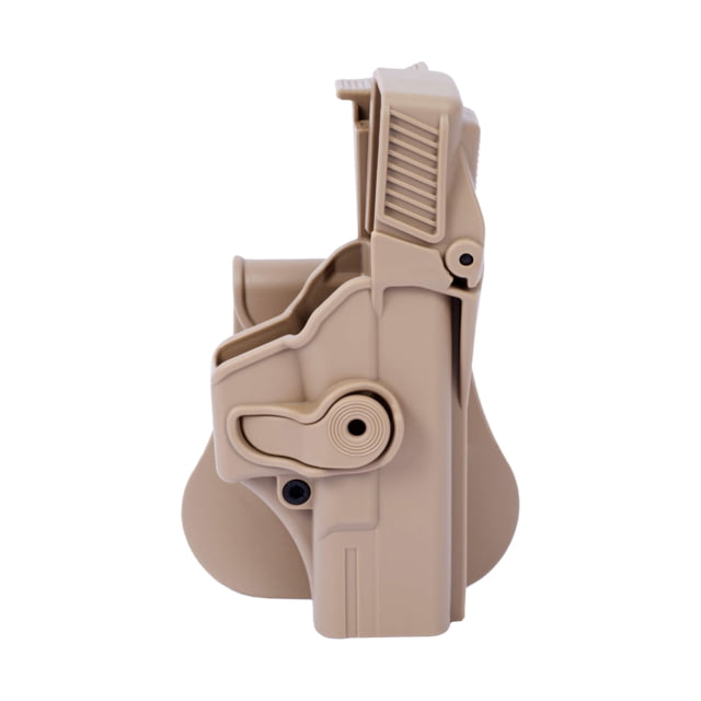 IMI Defense Level 3 Polymer OWB Paddle Holster Glock 19/19X/32/45 Glock 23 FDE