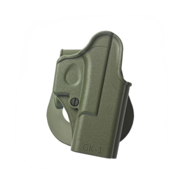 IMI Defense One Piece OWB Paddle Polymer Holster Right Hand Olive Drab Green GREEN