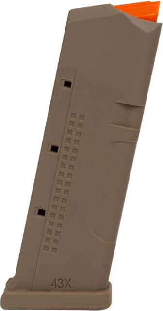  Defense Polymer Glock 43X Glock 48 Palmetto State Armory Dagger Micro 9mm Luger 10 Round Pistol Magazine Flat Dark Earth Ammo