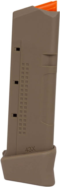  Defense Polymer Glock 43X Glock 48 Palmetto State Armory Dagger Micro 9mm Luger 12 Round Pistol Magazine Flat Dark Earth Ammo