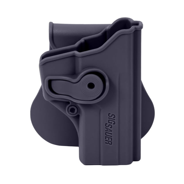 IMI Defense Polymer OWB Paddle Holster Sig Sauer P250 w/ Curved Sig Sauer Rail Black