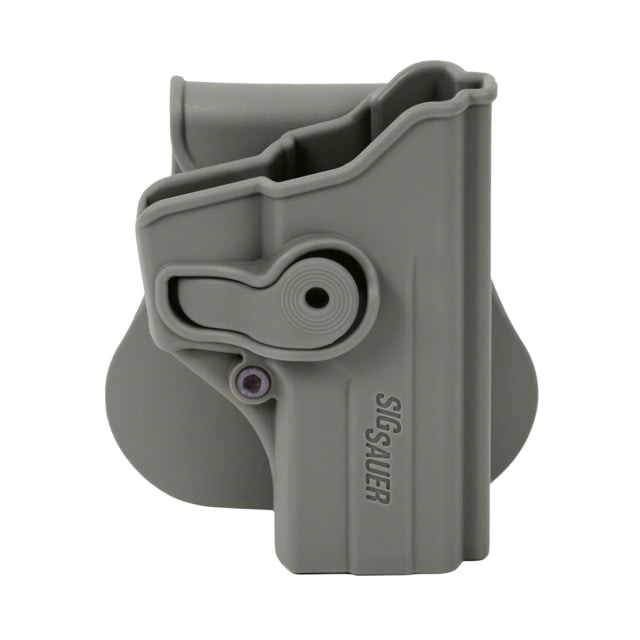 IMI Defense Polymer OWB Paddle Holster Sig Sauer P250 w/ Curved Sig Sauer Rail FDE
