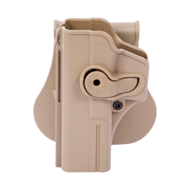 IMI Defense Polymer OWB Paddle Holster Glock 17/18/22/28/31 Left Hand FDE