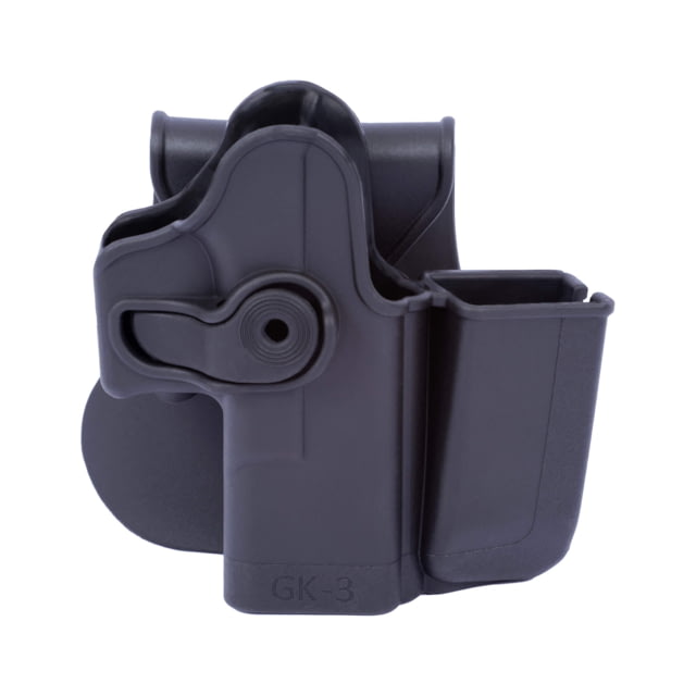 IMI Defense Polymer OWB Paddle Holster Glock 17/18/19/19X/28/31/32/36/45/22/23 Black
