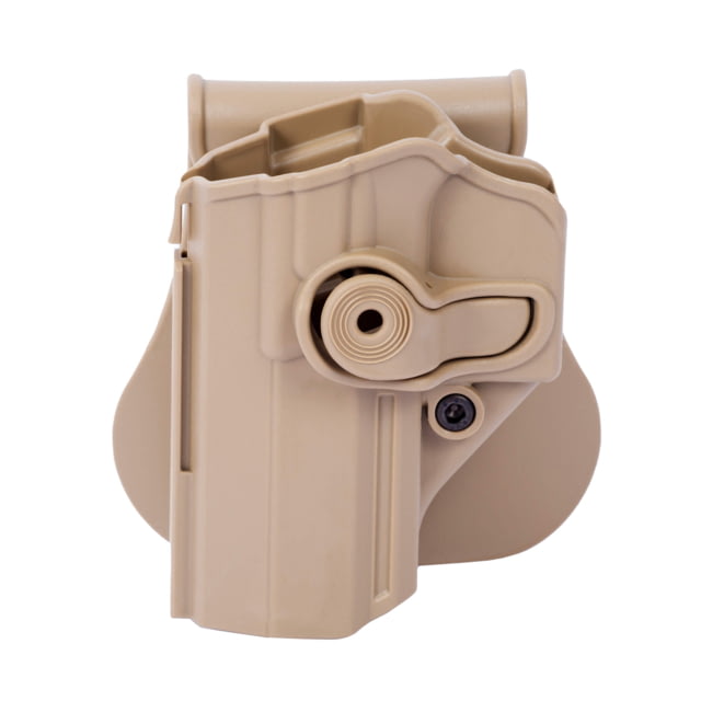 IMI Defense Polymer OWB Paddle Holster Iwi Jericho/Baby-Eagle Psl 9mm/.40 Left Hand FDE - IMI Defense