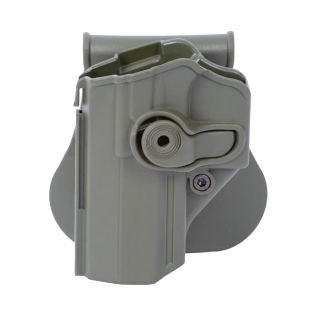 IMI Defense Polymer OWB Paddle Holster Iwi Jericho/Baby-Eagle Psl 9mm/.40 Left Hand O.D. Green  GREEN - IMI Defense