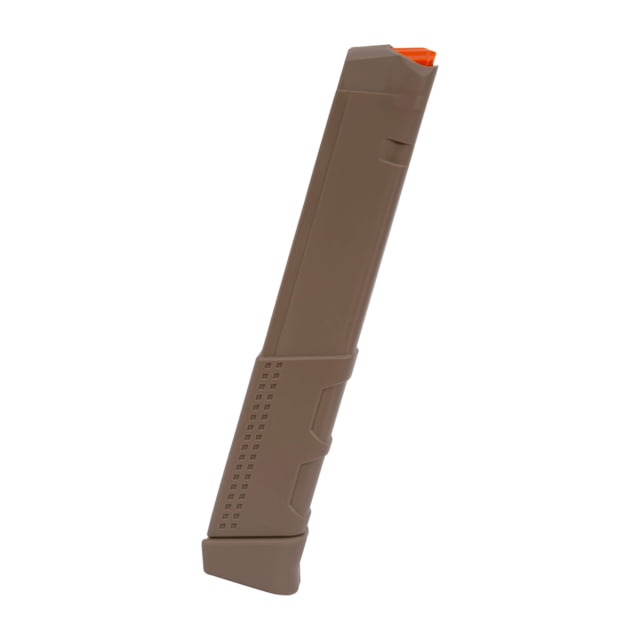  Defense Polymer Glock 17 Glock 18 Glock 19 Glock 19x Glock 26 Glock 34 Glock 45 9mm Luger 33 Round Pistol Magazine Flat Dark Earth Ammo