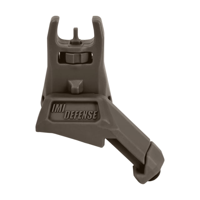 IMI Defense TFS Polymer Front Flip Up Sight 45 Degrees Offset O.D. Green  GREEN - IMI Defense