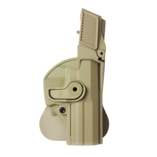 IMI Defense Level 3 Polymer OWB Paddle Holster H&K USP Compact 9mm/.40 Level 3 FDE