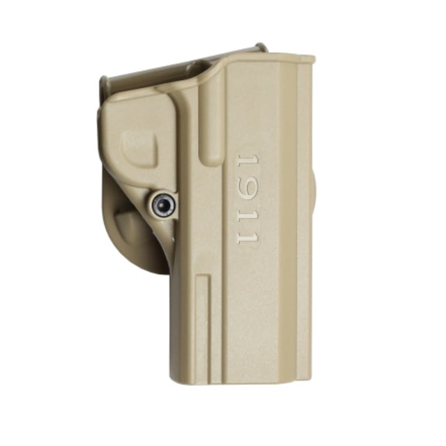 IMI Defense One Piece OWB Paddle Polymer Holster 1911 .45 ACP Commander Pistols FDE - Imi Defense