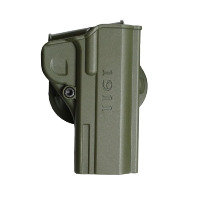 IMI Defense One Piece OWB Paddle Polymer Holster 1911 .45 ACP Commander Pistols O.D. Green  GREEN - Imi Defense