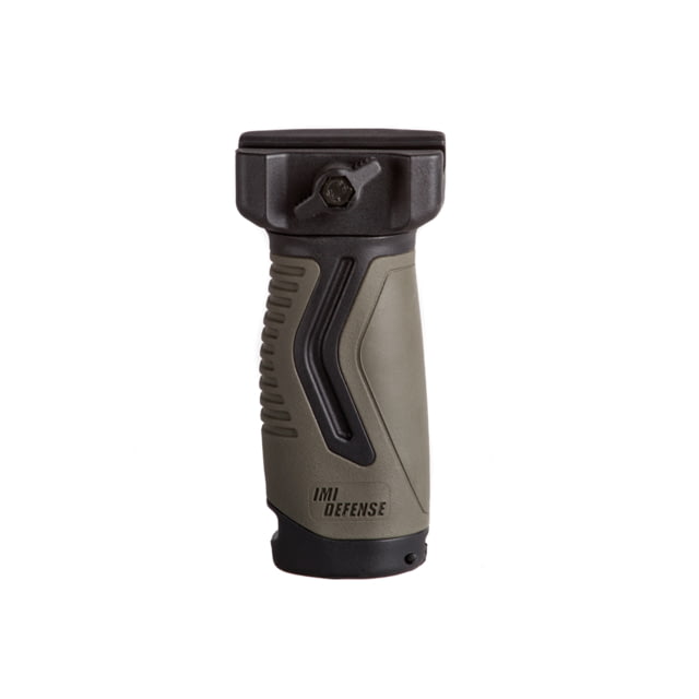 IMI Defense OVG Overmolding Vertical Front Grip Black/Olive Drab Green - Imi Defense