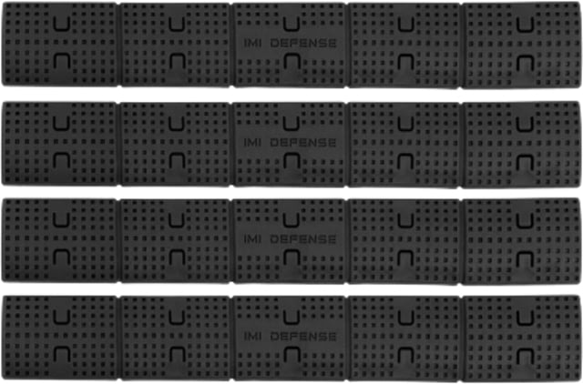 IMI Defense Picatinny Rail Panel Set Of 4 Black - Imi Defense
