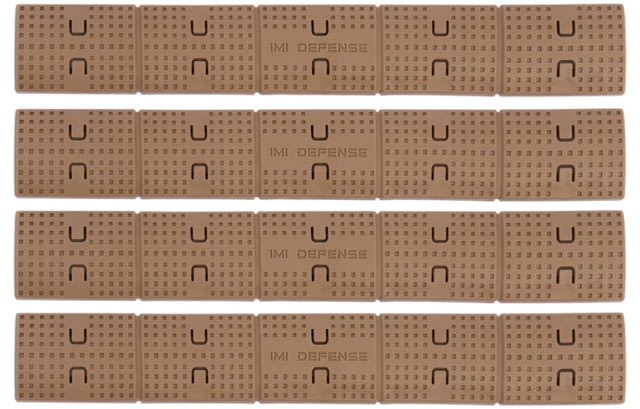 IMI Defense Picatinny Rail Panel Set Of 4 FDE - Imi Defense