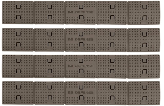 IMI Defense Picatinny Rail Panel Set Of 4 OD Green - Imi Defense