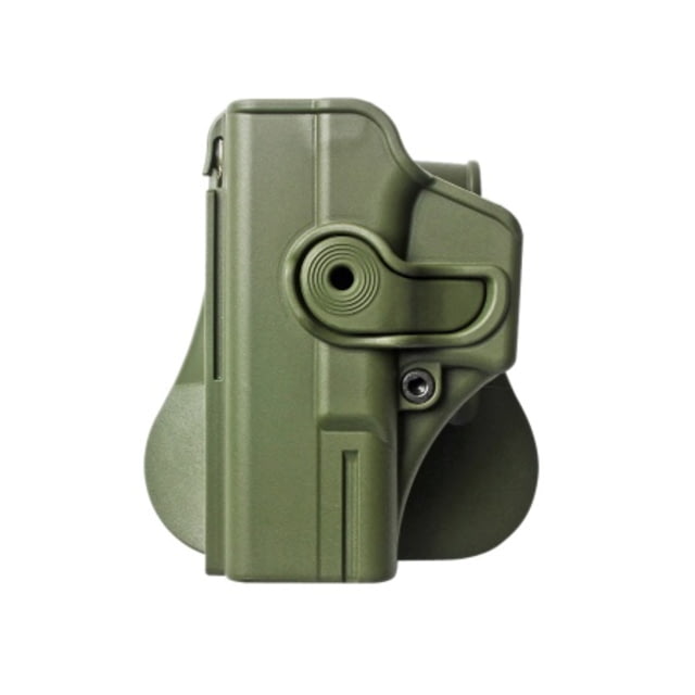 IMI Defense Polymer OWB Paddle Holster Glock 19/19X/28/32/45/23 Left Hand O.D. Green  GREEN - Imi Defense