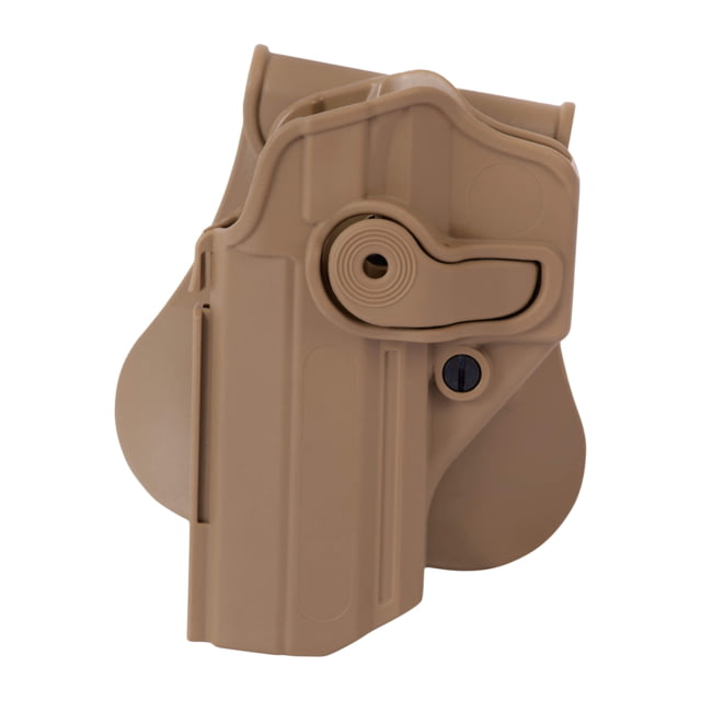 IMI Defense Polymer OWB Paddle Holster Iwi Jericho/Baby-Eagle 9mm/.40 Canik 55 Shark Left Hand FDE - Imi Defense