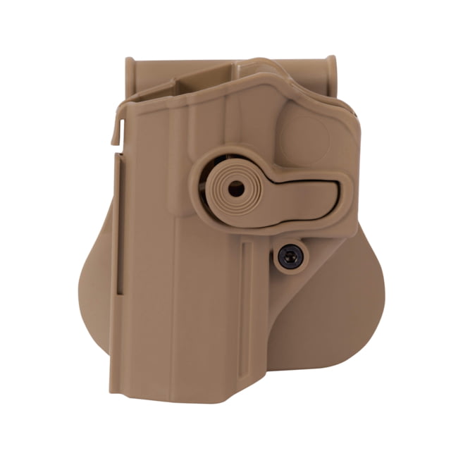 IMI Defense Polymer OWB Paddle Holster Iwi Jericho/Baby-Eagle Psl 9mm/.40 Left Hand FDE - Imi Defense