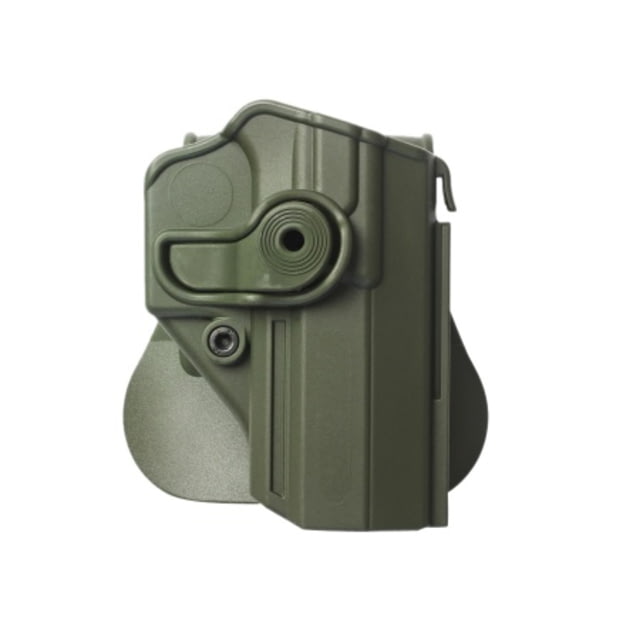 IMI Defense Polymer OWB Paddle Holster Iwi Jericho/Baby-Eagle Psl 9mm/.40 O.D. Green  GREEN - Imi Defense