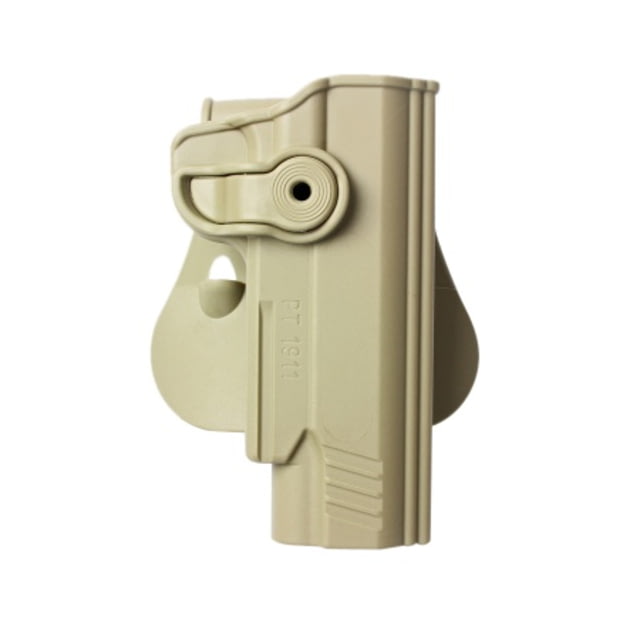 IMI Defense Polymer OWB Paddle Holster PT 1911/PT 1911 w/ Rail FDE - Imi Defense