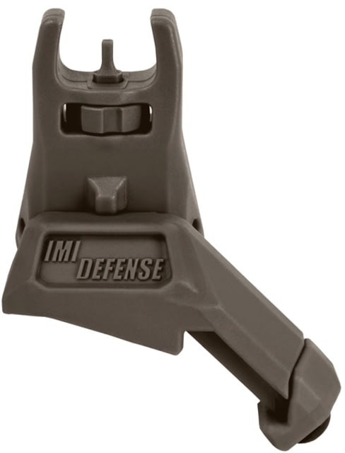 IMI Defense TFS Polymer Front Flip Up Sight 45 Degrees Offset OD Green - Imi Defense