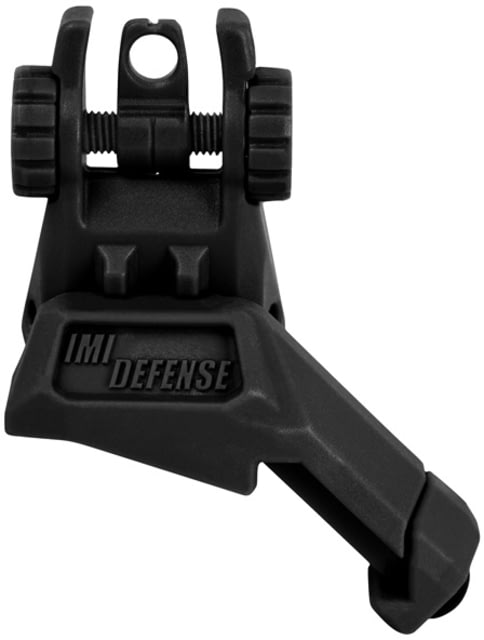 IMI Defense TRS Polymer Rear Flip Up Sight 45 Degrees Offset Black - Imi Defense