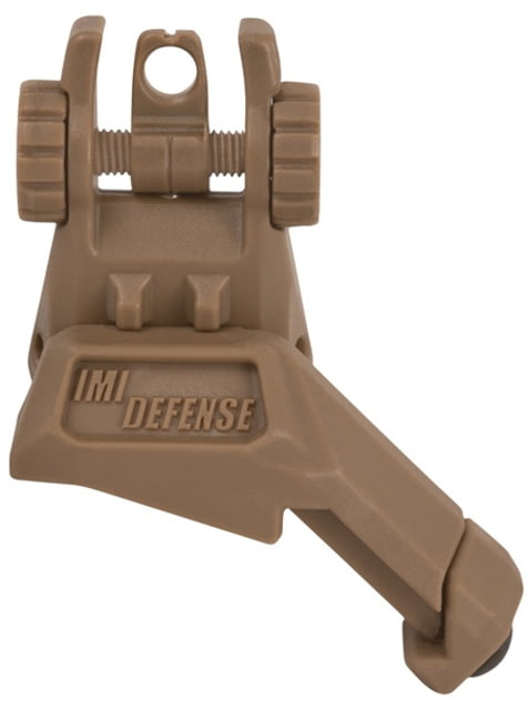 IMI Defense TRS Polymer Rear Flip Up Sight 45 Degrees Offset FDE - Imi Defense