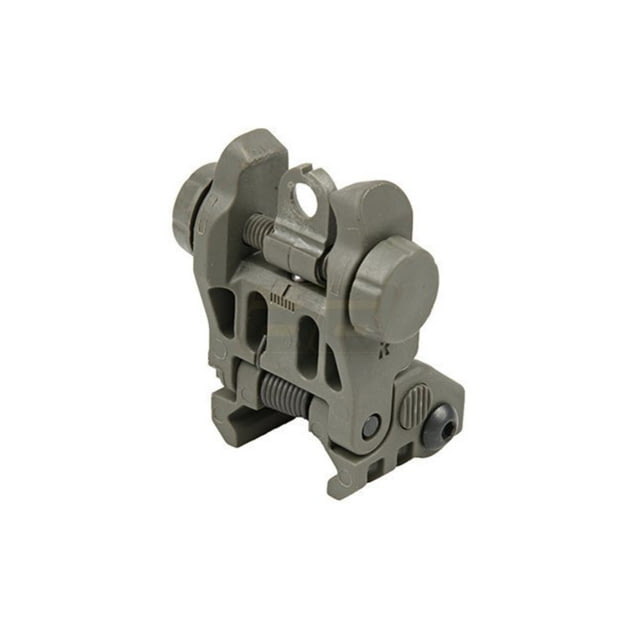 USED IMI Defense TRS Rear Polymer Flip Up Sight O.D. Green  GREEN - Imi Defense