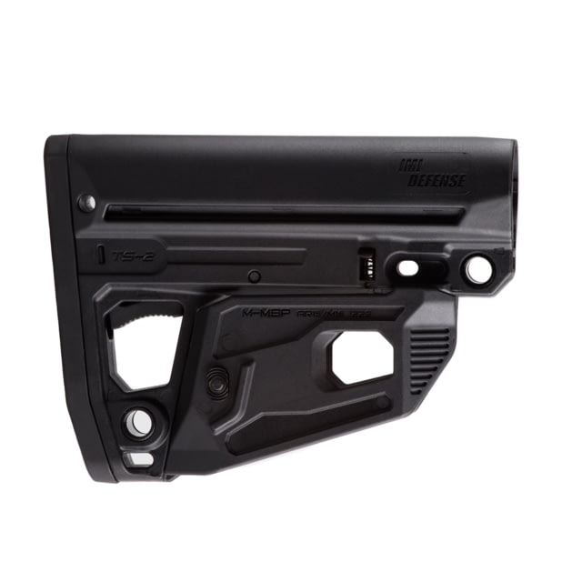 IMI Defense TS2 Tactical Stock w/Extended Overmolded Shock Observer Buttplate/Magwell Black - IMI Defense