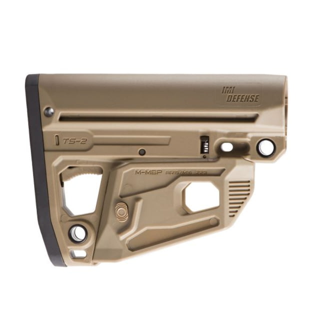IMI Defense TS2 Tactical Stock w/Extended Overmolded Shock Observer Buttplate/Magwell FDE - Imi Defense