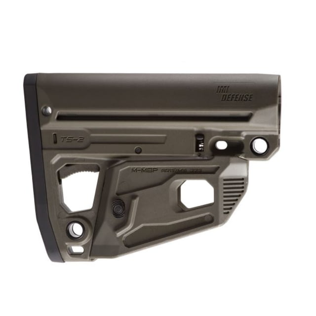 IMI Defense TS2 Tactical Stock w/Extended Overmolded Shock Observer Buttplate/Magwell O.D. Green IMI-ZS108MO.D. GREEN - Imi Defense