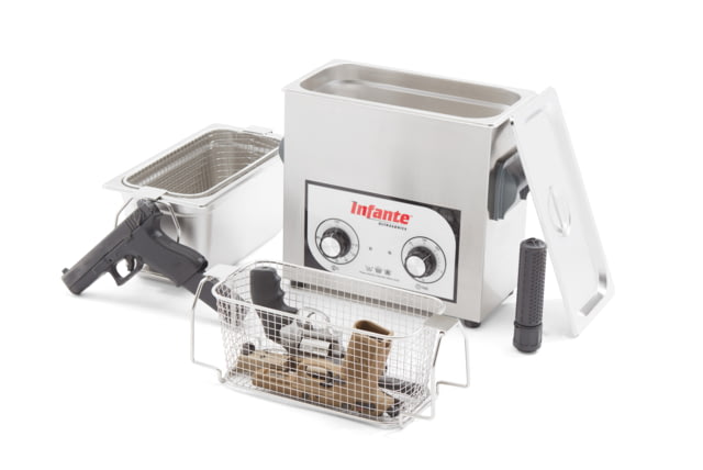 Infante Ultrasonics S6 Gun Cleaning System Stainless - Infante Ultrasonics