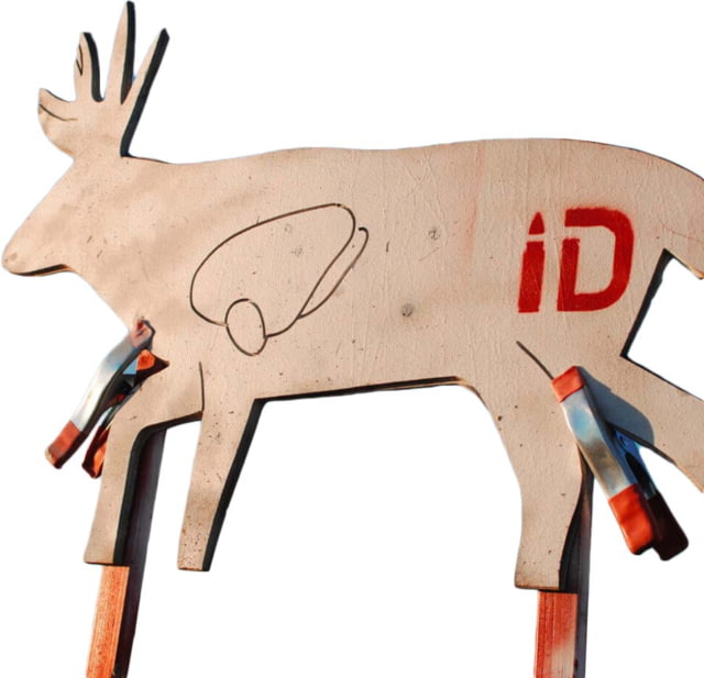 Infinite Defense Deer Infinity Target Silhouette White - Infinite Defense